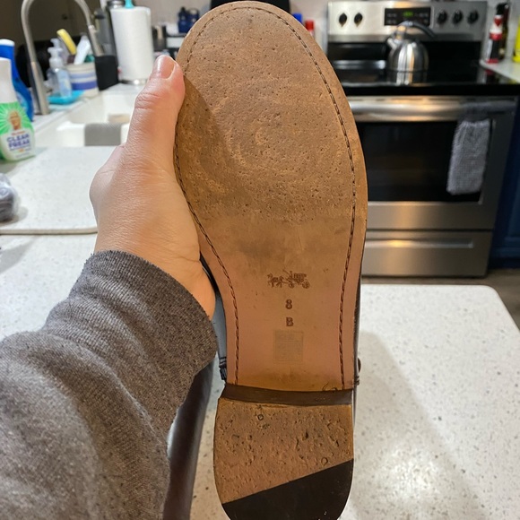 EUC COACH A00699 CAROLINA WIDE CALF LEATHER BOOTS - Picture 7 of 9